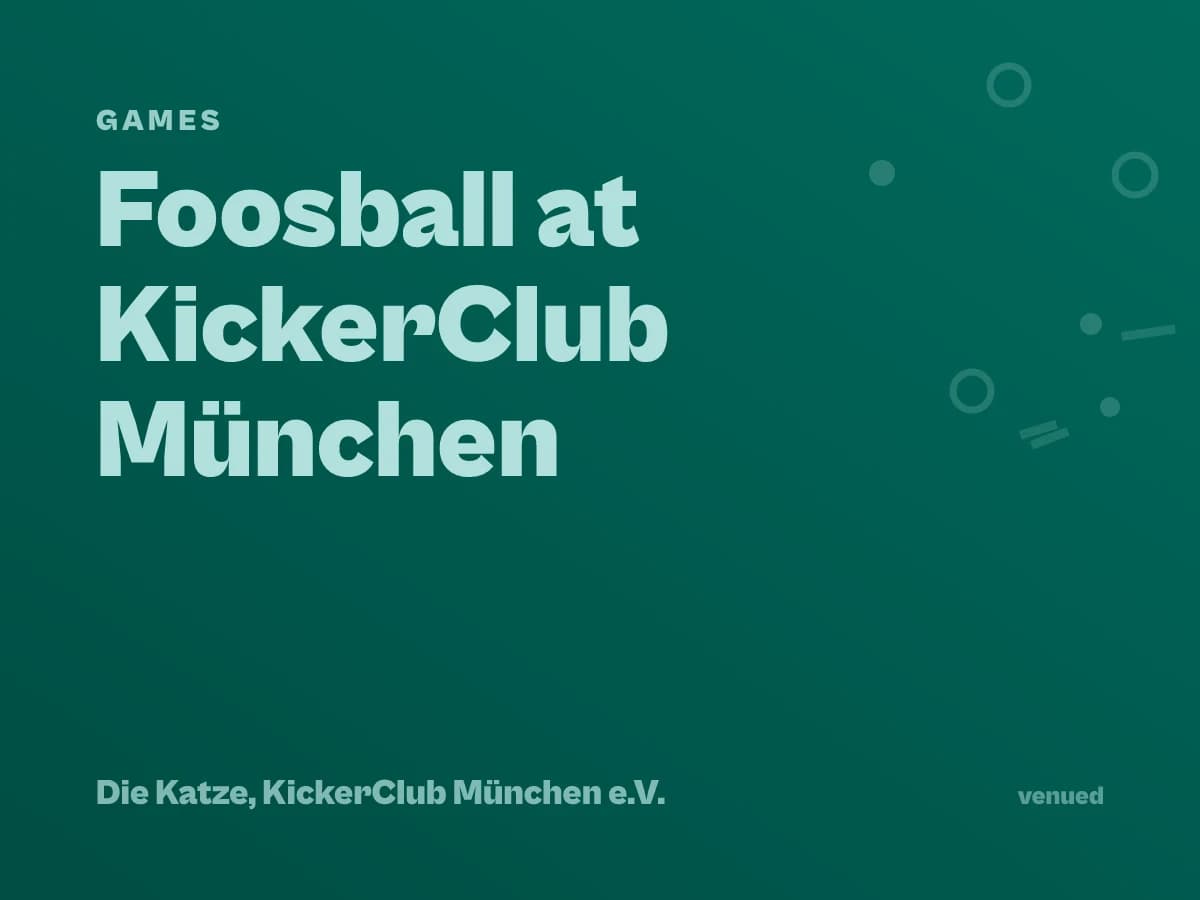 Foosball at KickerClub München