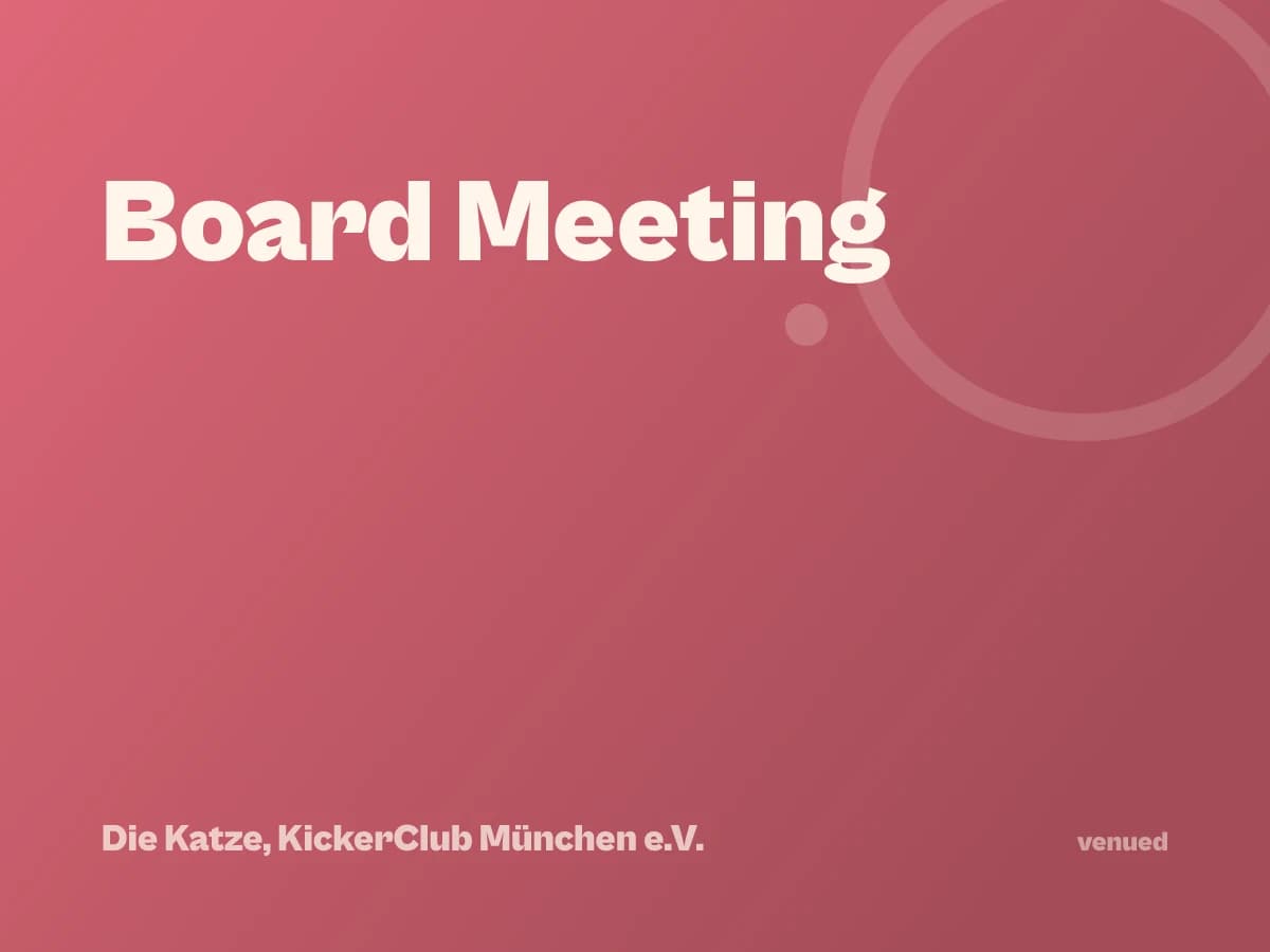 Board Meeting