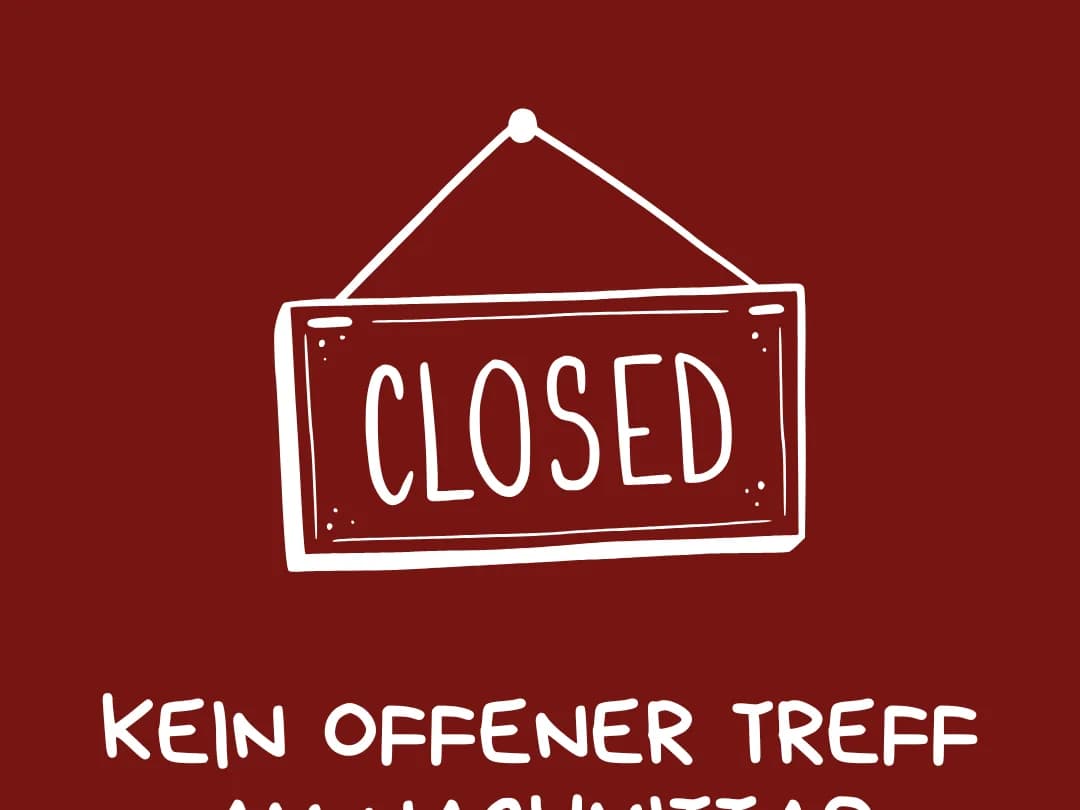 Afternoon Open Meetup Cancelled