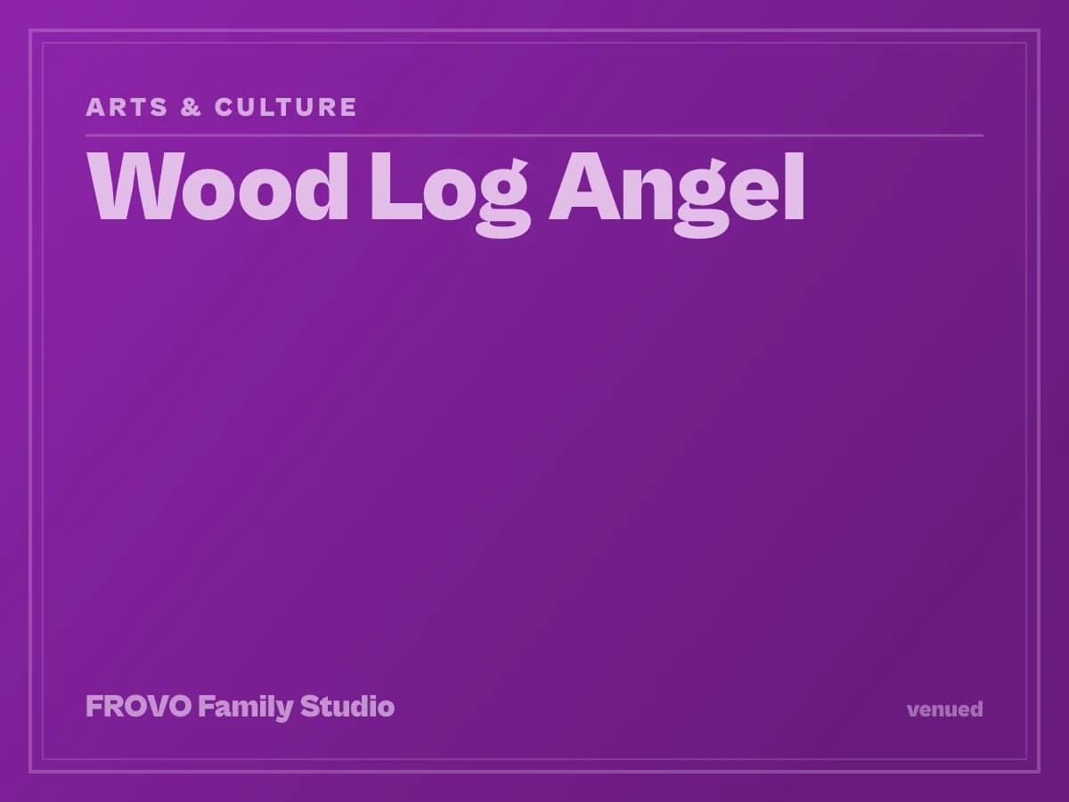 Wood Log Angel